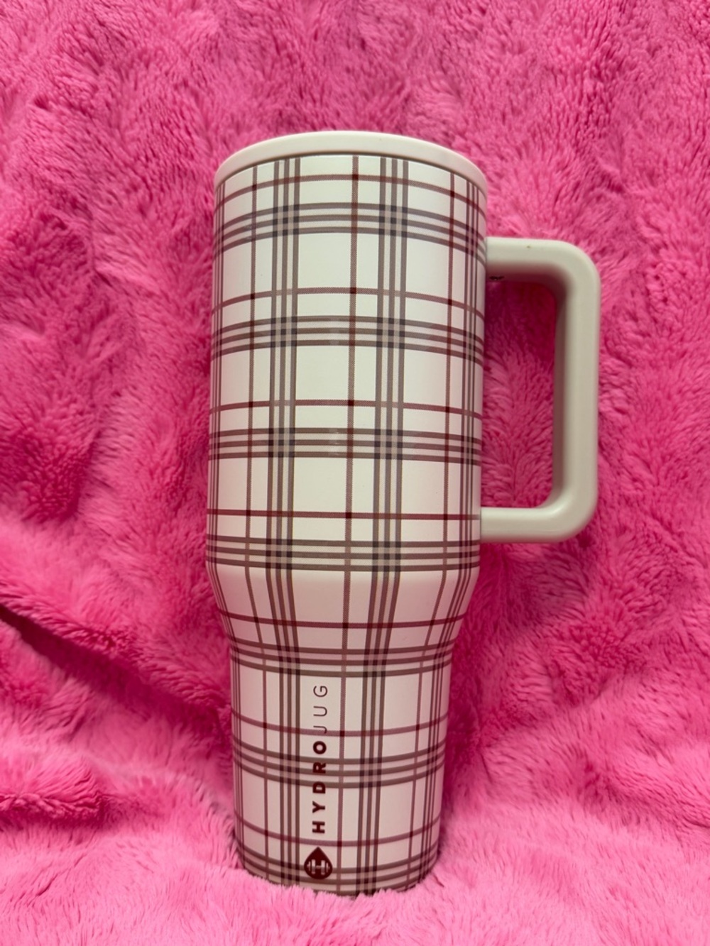 HydroJug Blair Plaid Insulated Tumbler with Handle